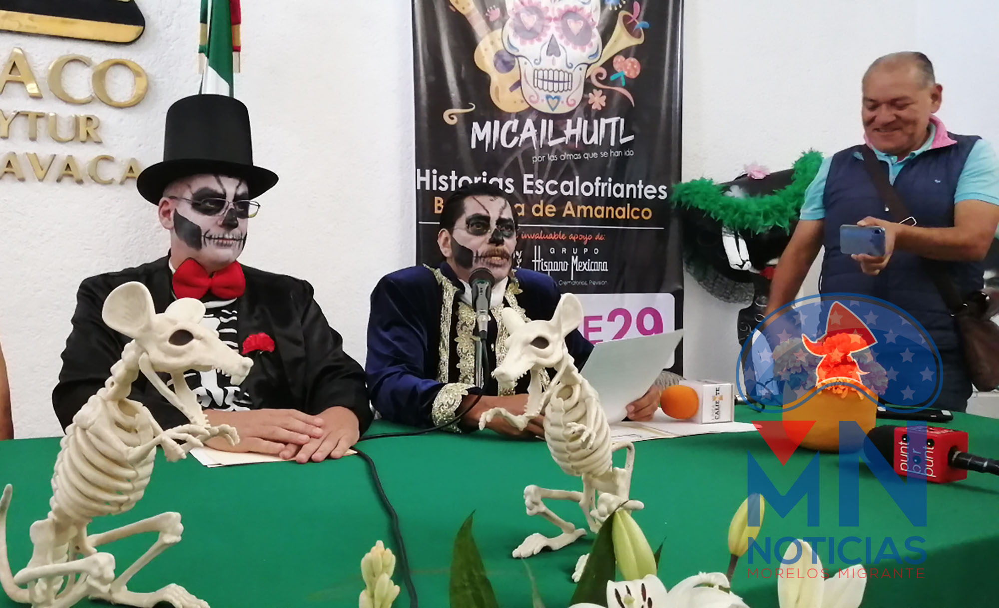 Conferencia de prensa CANACO día de muertos1. Foto Máximo Cerdio