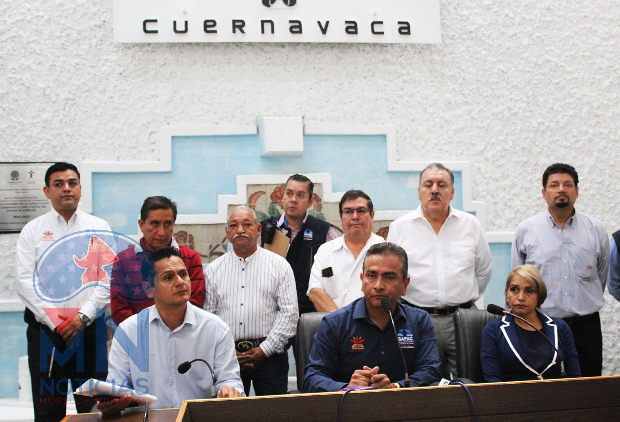 Fernando Blumenkron Escobar en conferenica de prensa. Foto Máximo Cerdio