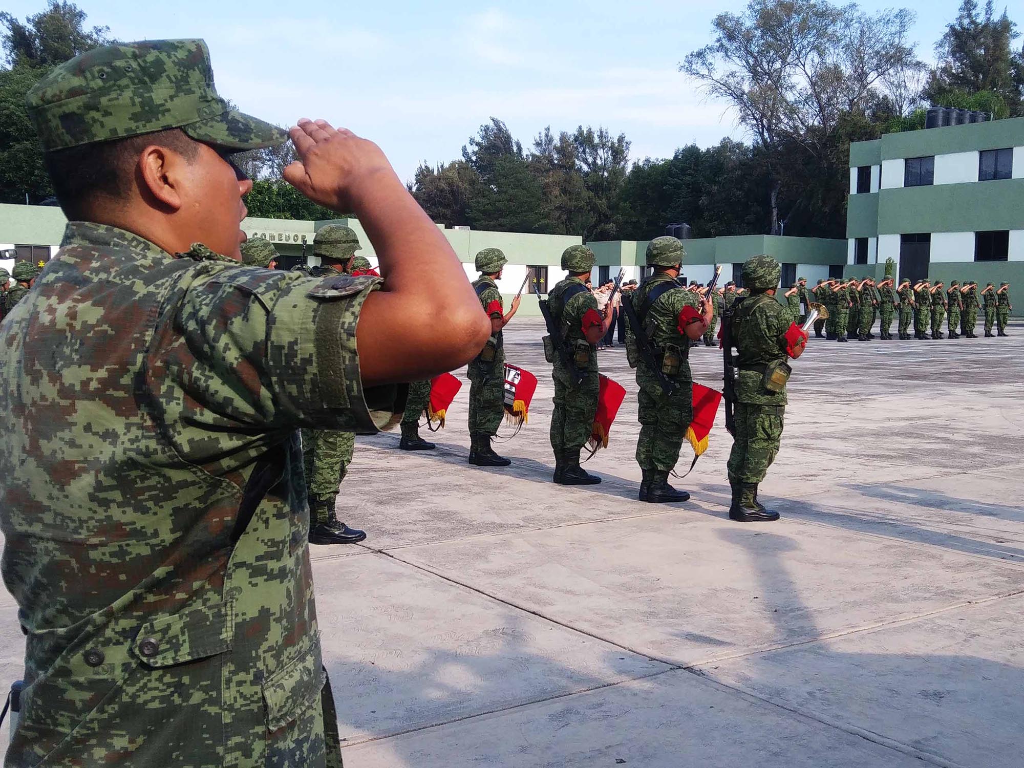 Militares. Foto de archivo