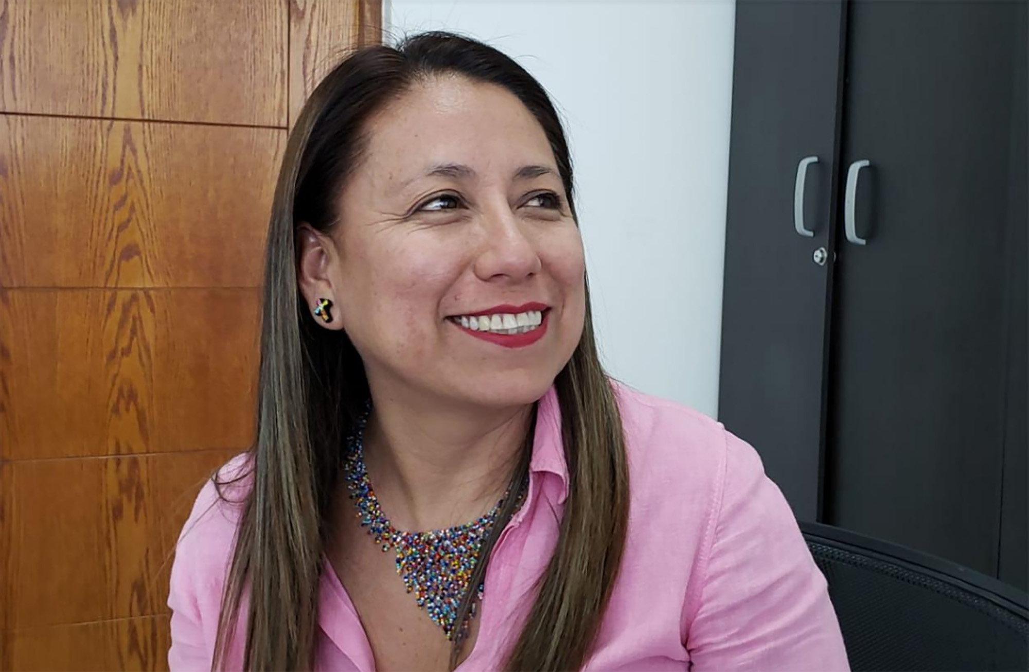 Alejandra Flores. Foto cortesía