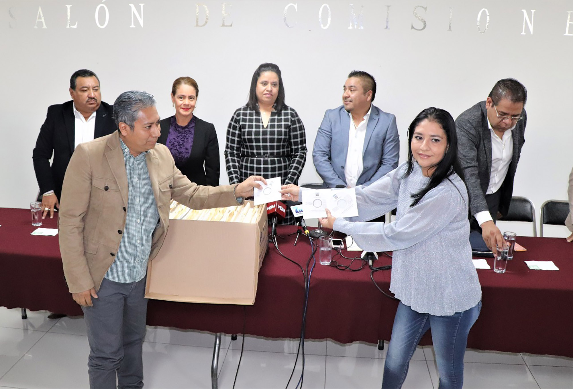 Entrega recepción. Foto cortesía