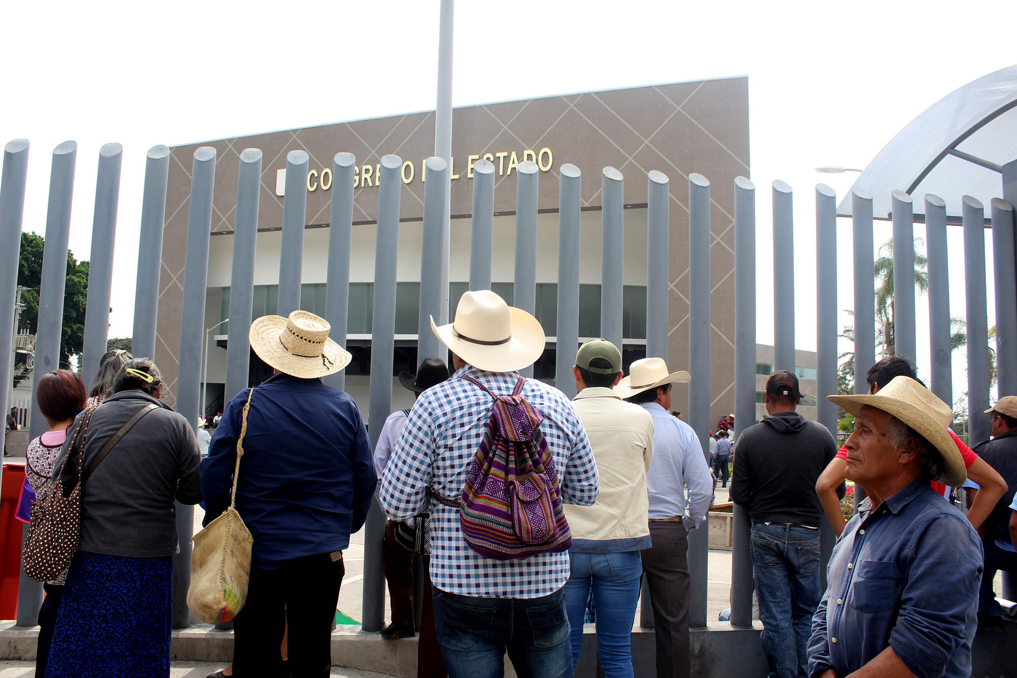 Protesta de pobladores de Tetela del Volcán. Foto cortesía