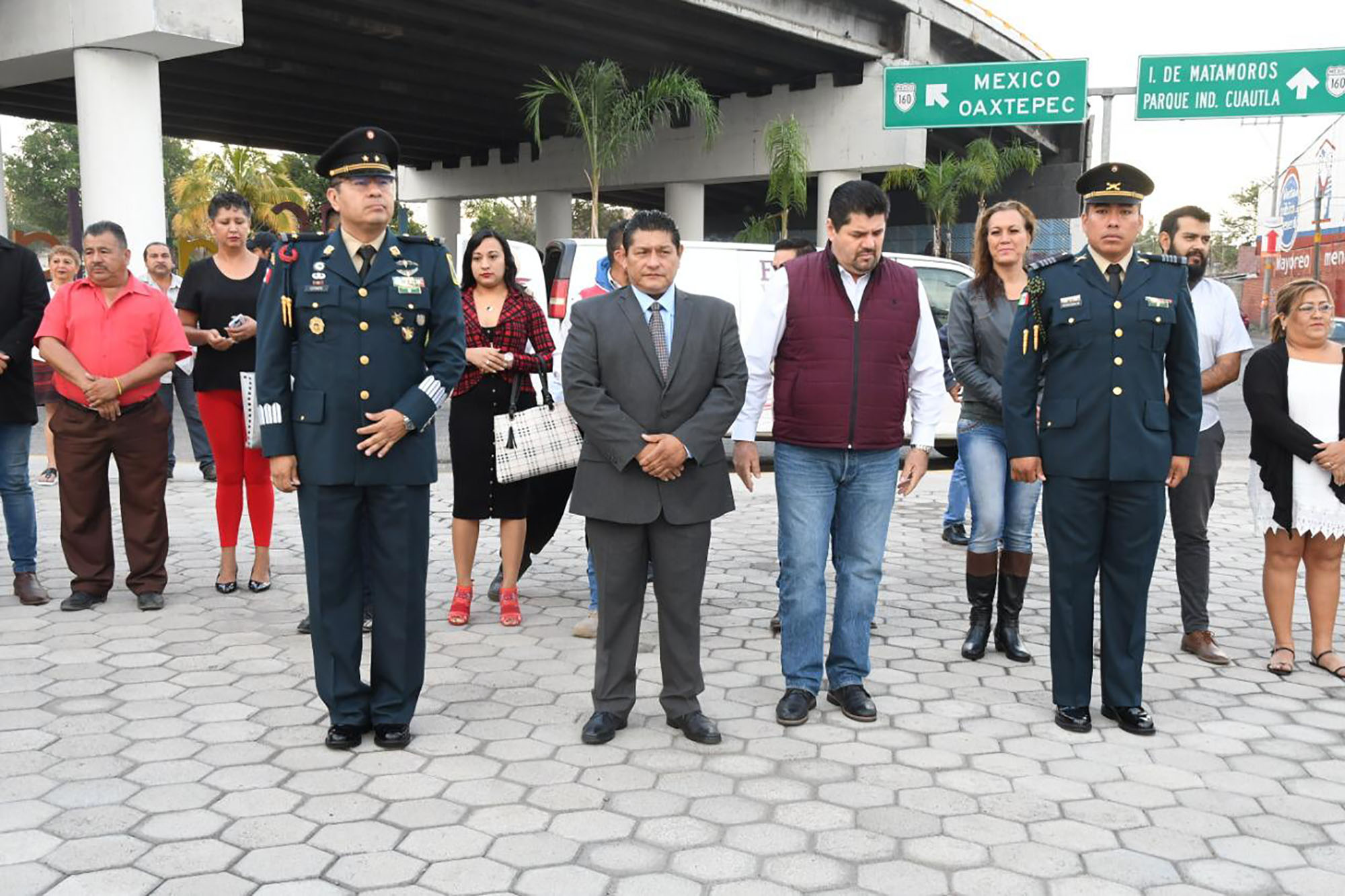 Ceremonia cívica por la Constituciòn. foto Rosy Linares