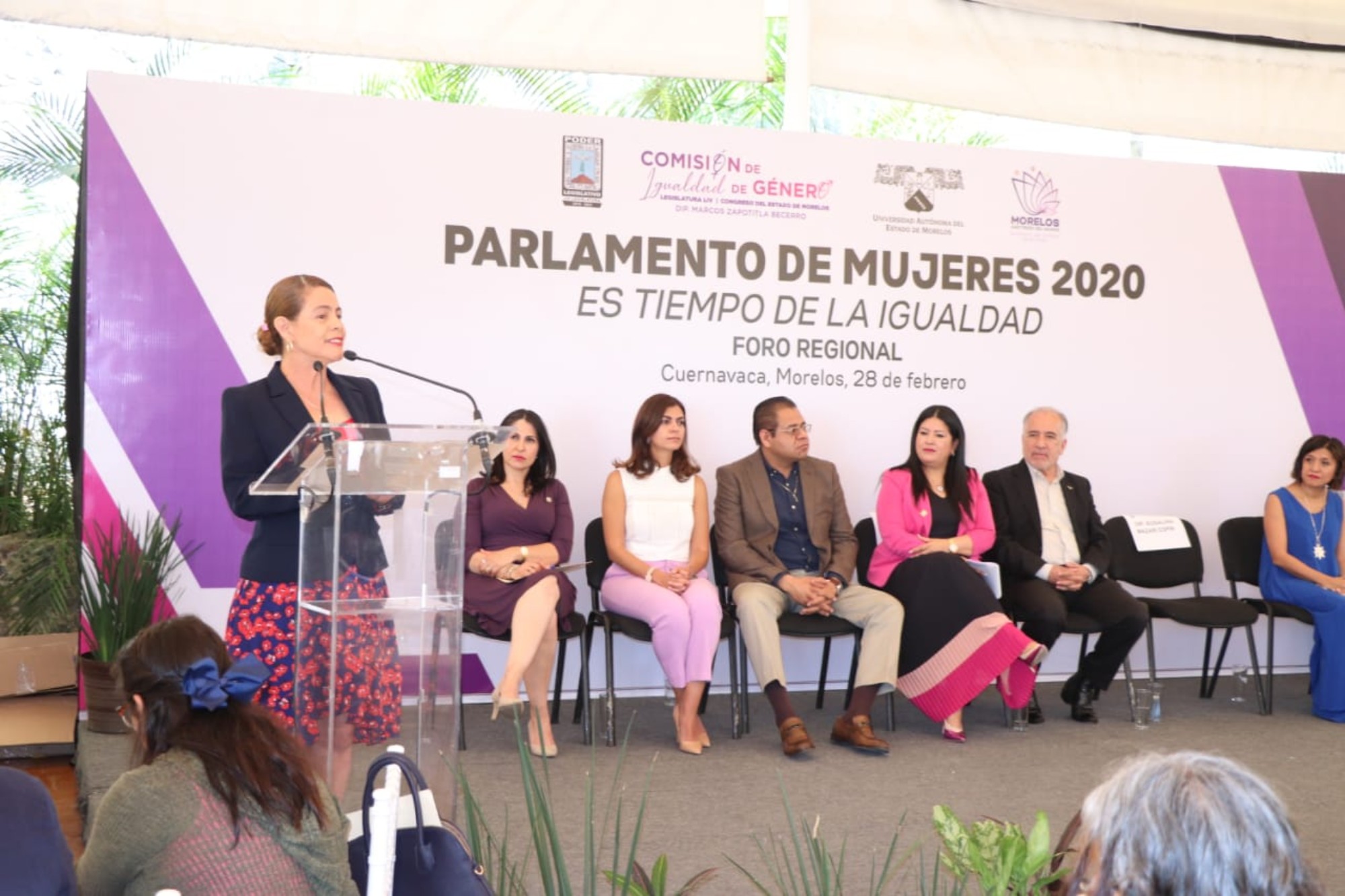 Parlamento de Mujeres 2020, foro. Foto cortesía