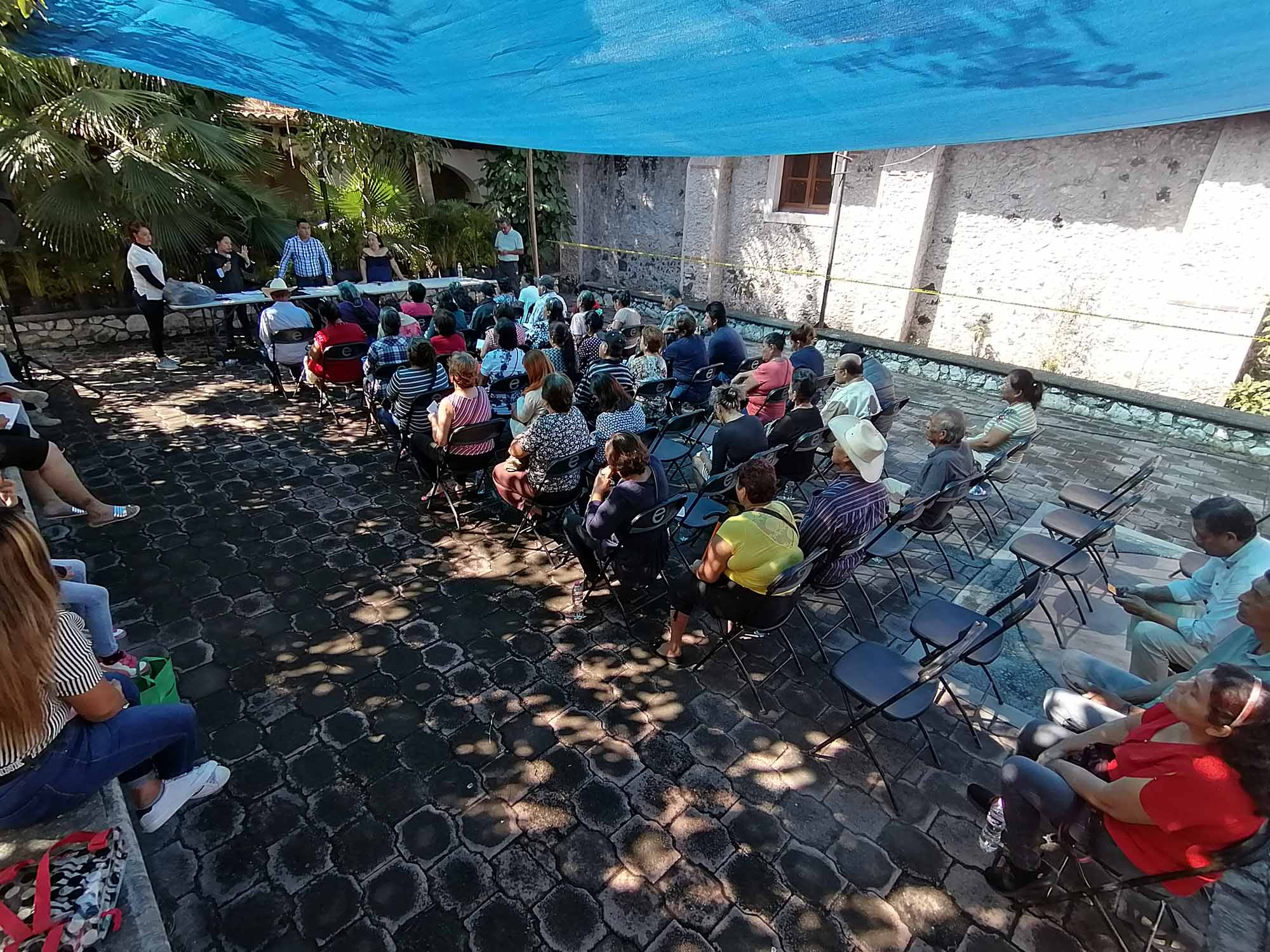 Taller de capacitación de las coordinadoras de la FCM en Tlaquiltenango. Foto Máximo Cerdio