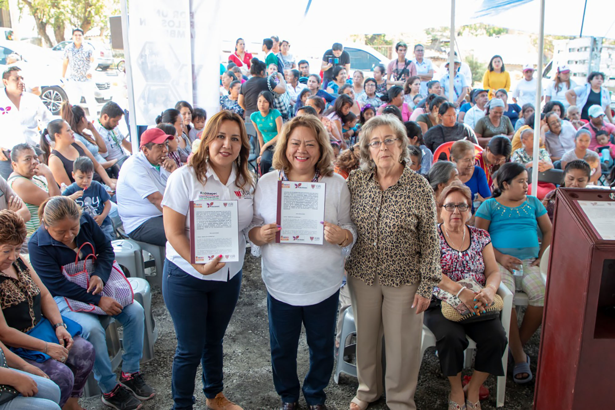 Elsa Delia González. Banco de alimentos. Foto cortesía