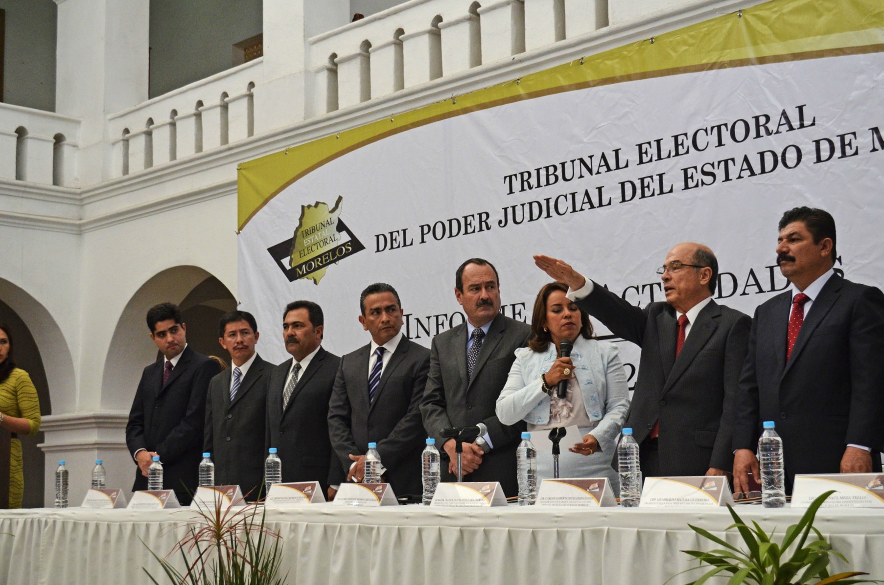 Carlos Alberto Puig, Tribunal Electoral. Foto Máximo Cerdio