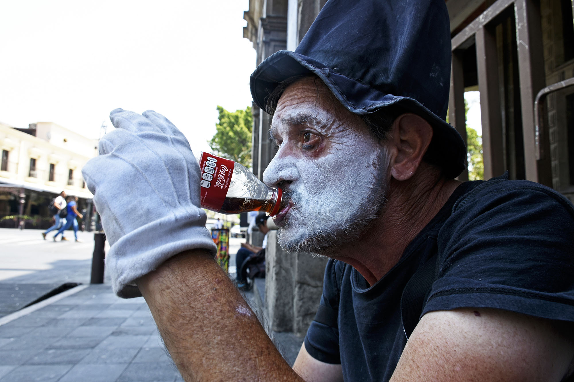 Pactu el mimo. Foto Máximo Cerdio