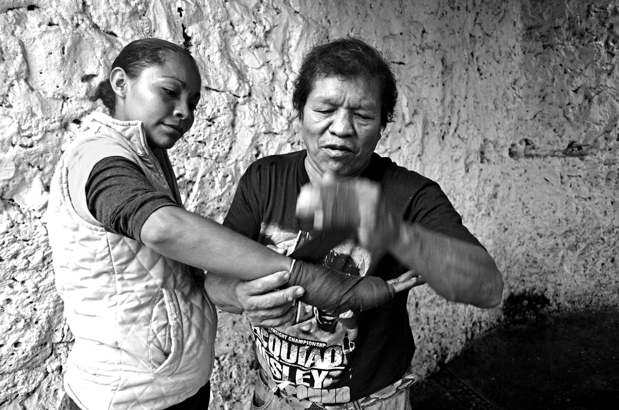 Evaristo y su hija Dalia Aidé Santiago Marcialvvv