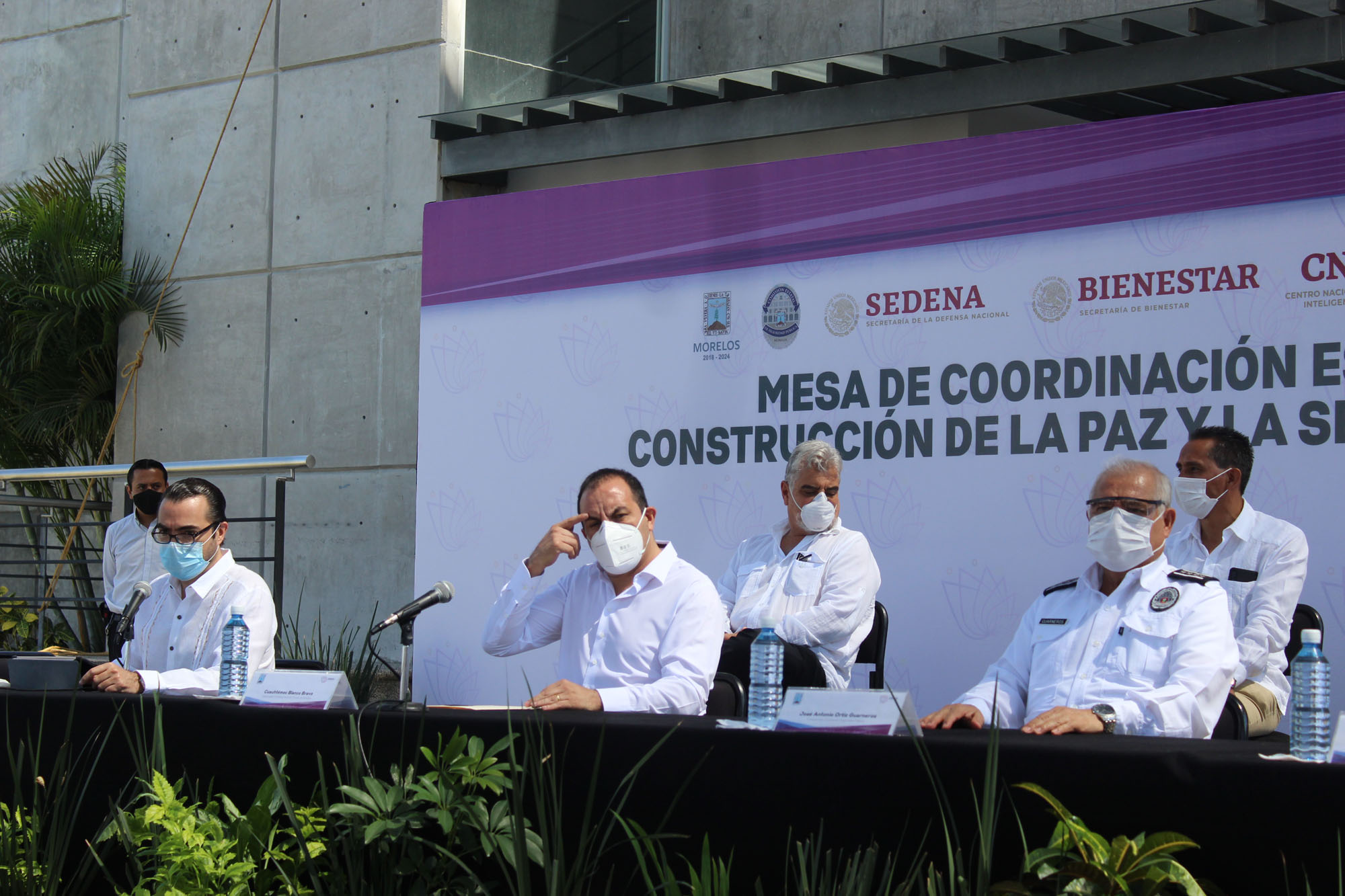 Cuauhtémoc Blanco en conferencia de prensa. Foto cortesía