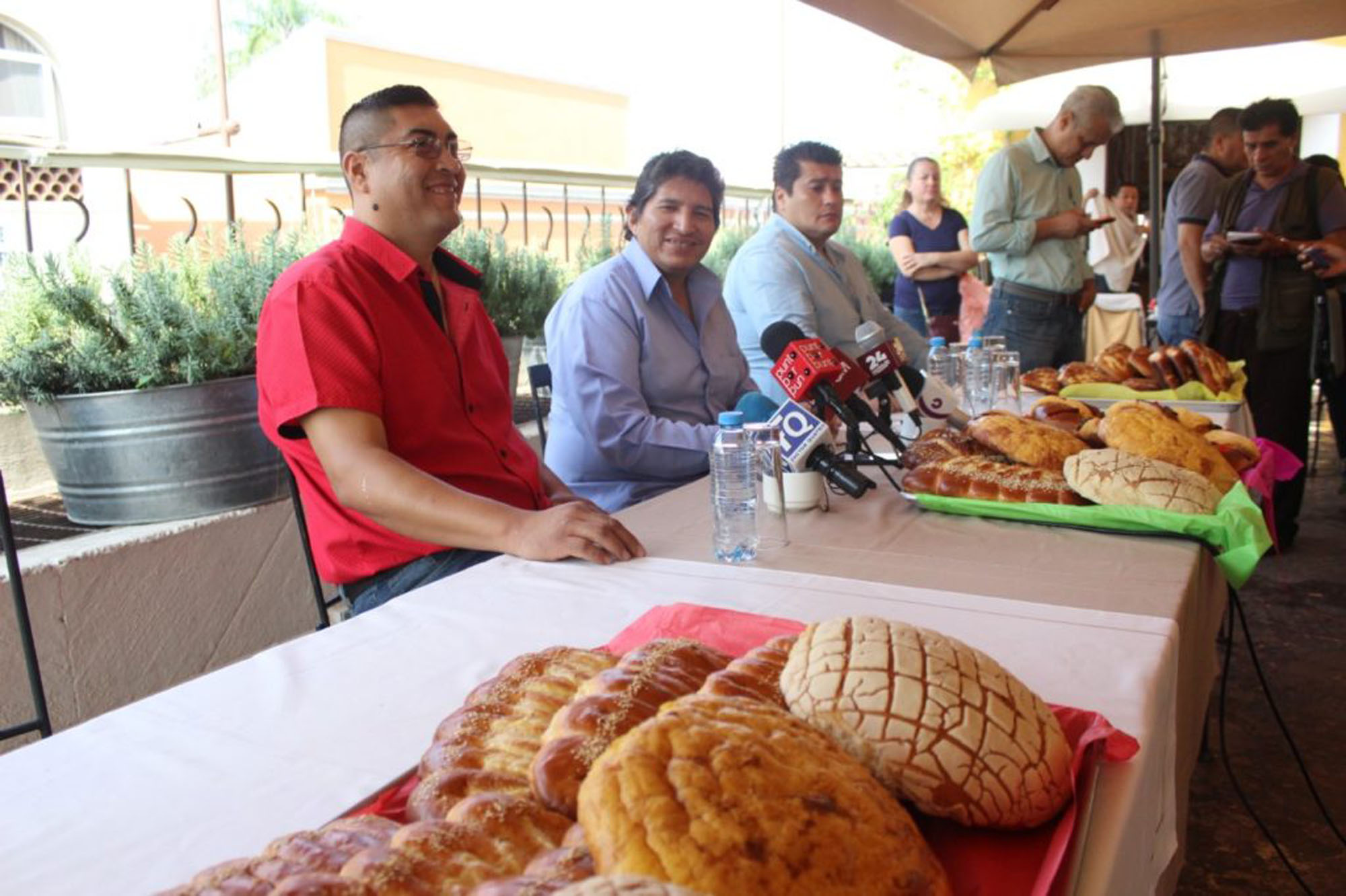Productores de pan artesanal. Foto cortesía