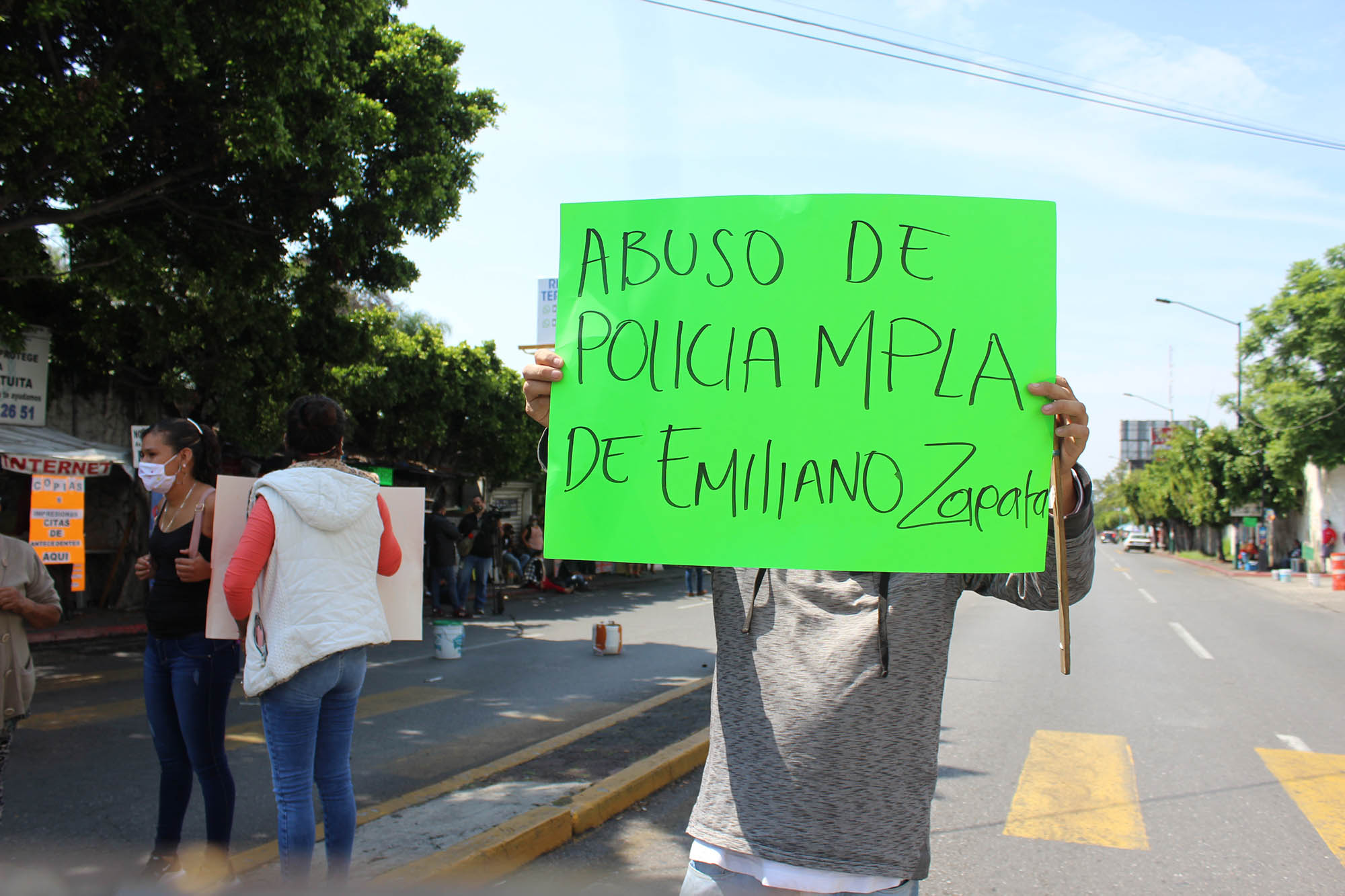 Protesta. Foto cortesía