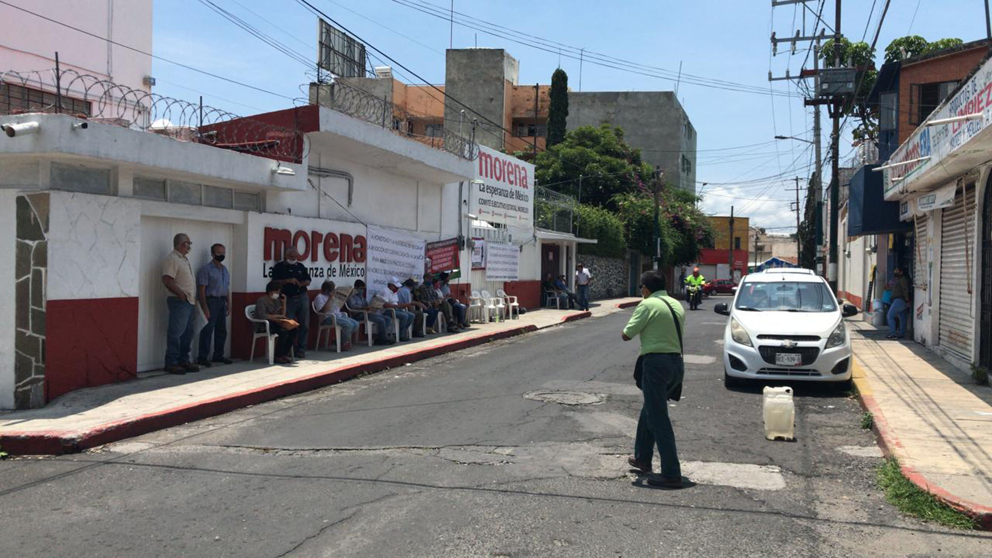 Oficinas de Morena. Foto cortesía