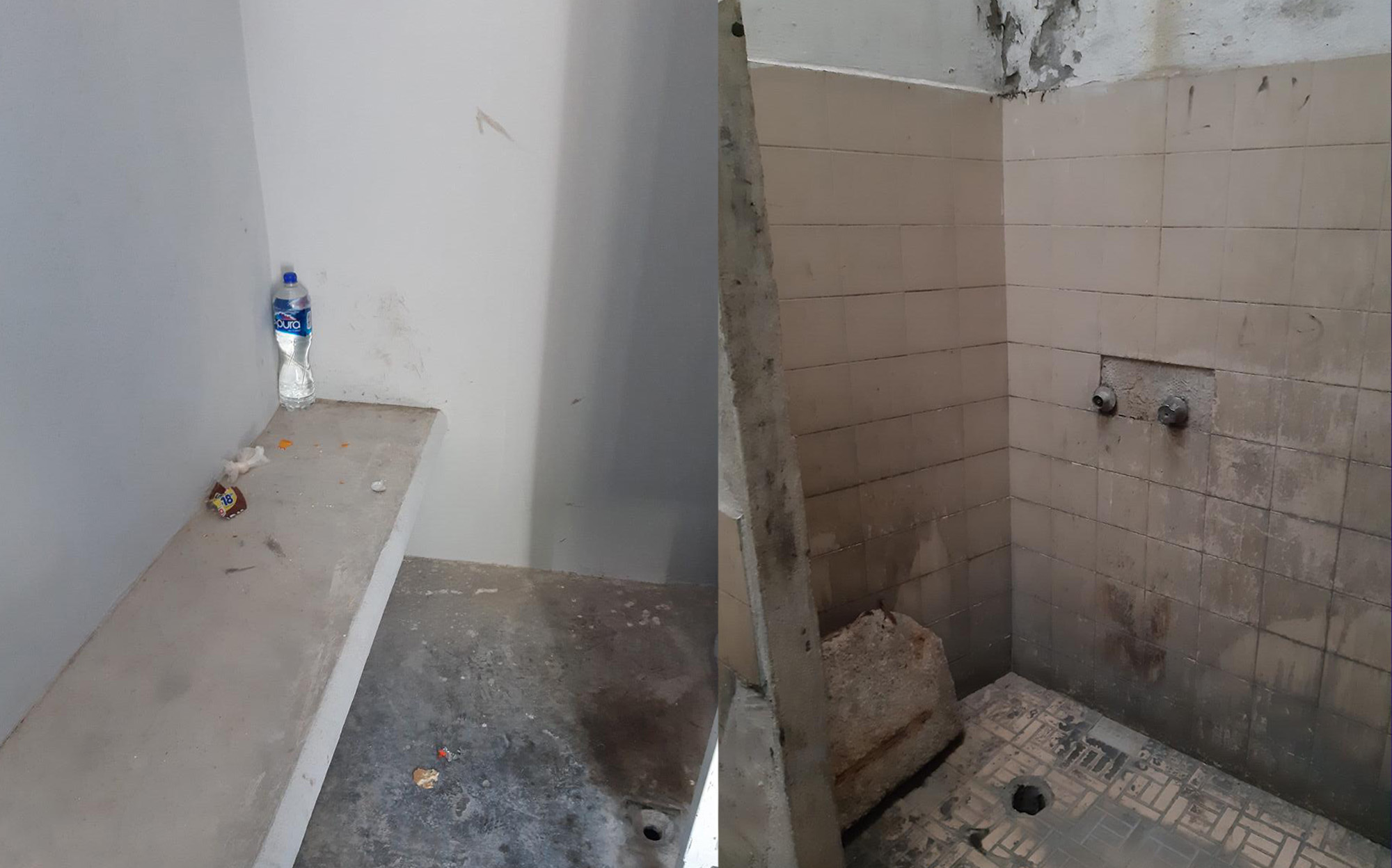 Condiciones de los centros de detención. Foto cortesía