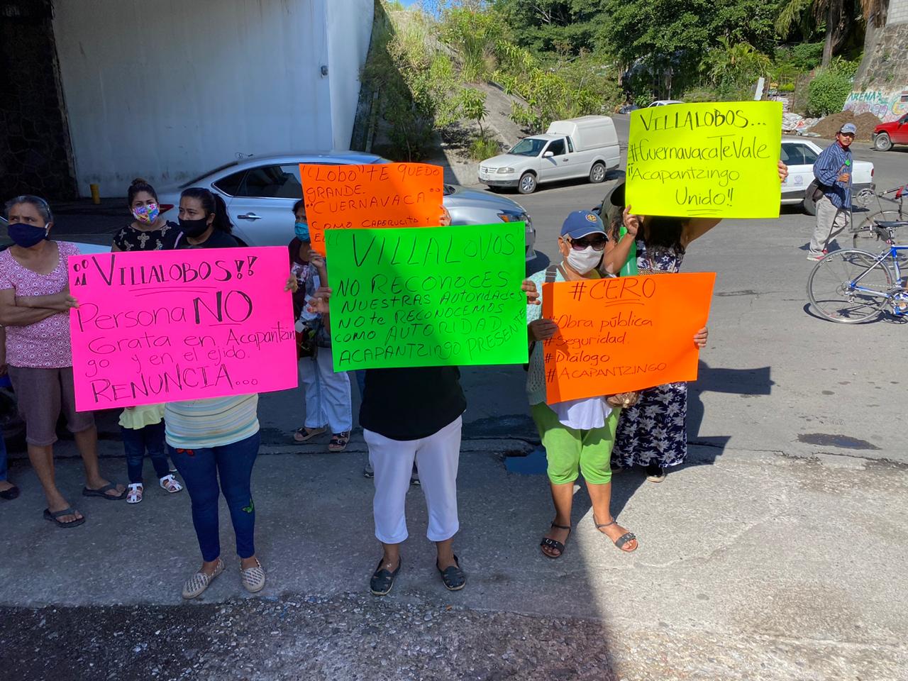 Vecinos de Acapantzingo protestan Foto cortesía