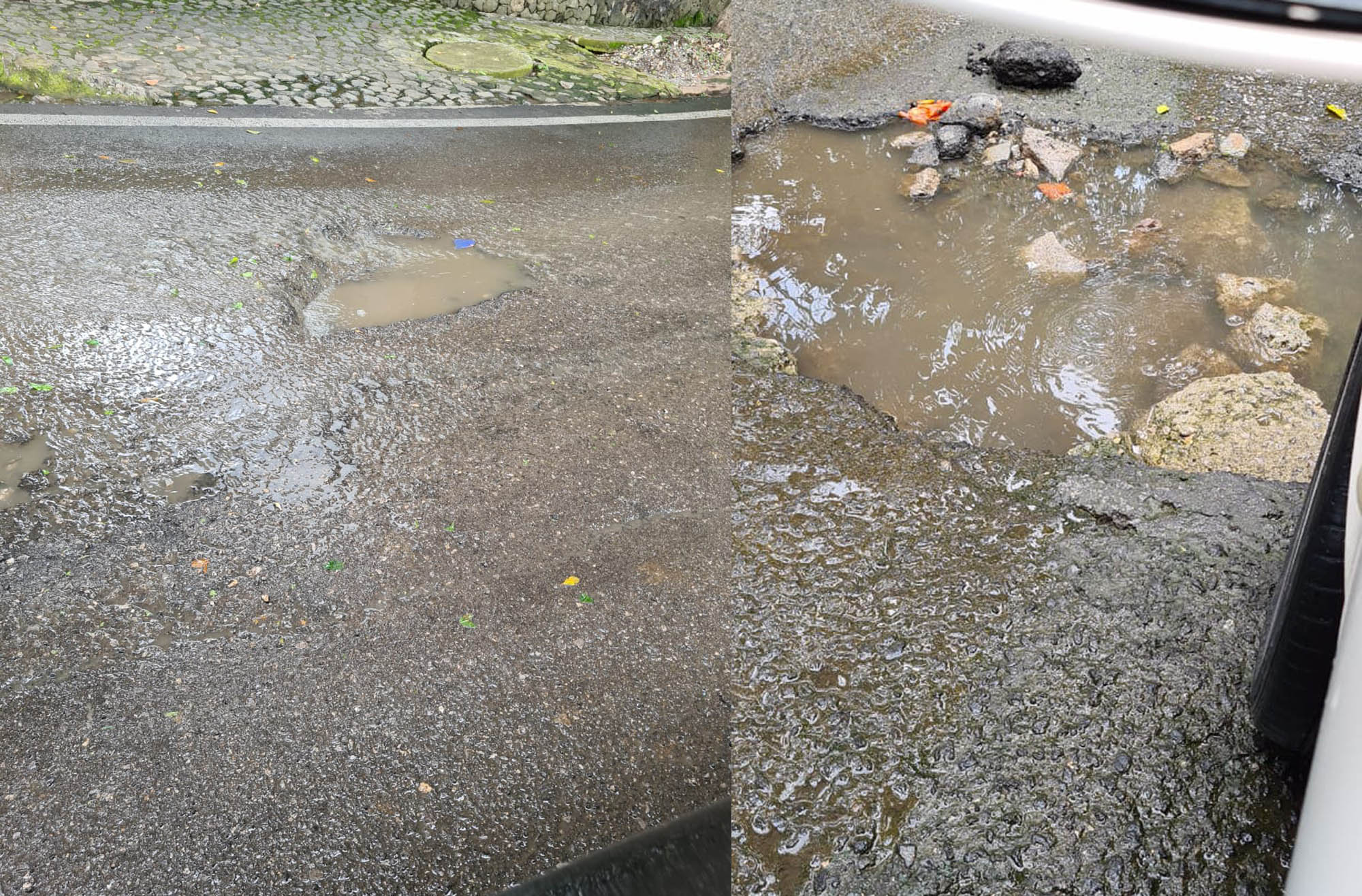 Baches de Cuernavaca en temporada de lluvias. Foto cortesía