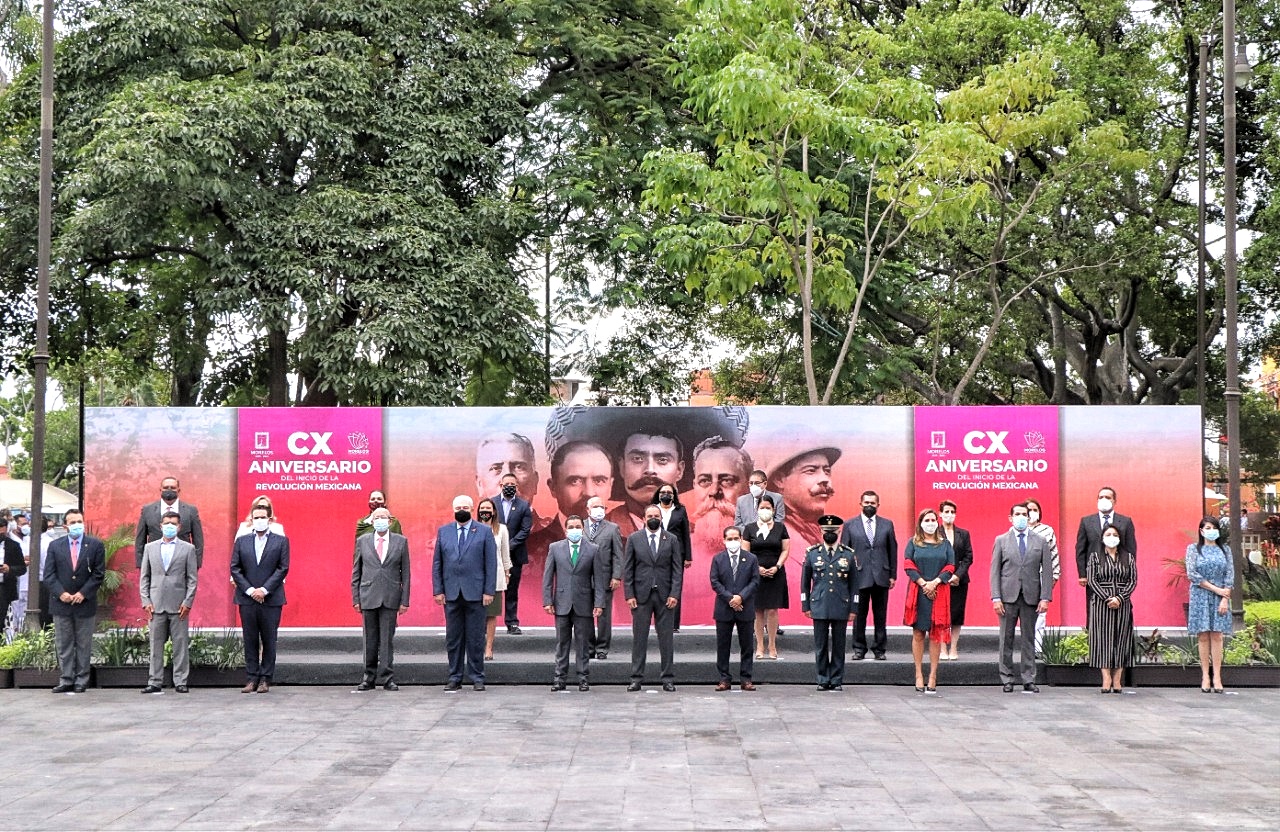 Poderes de Morelos en día de la Revolución 