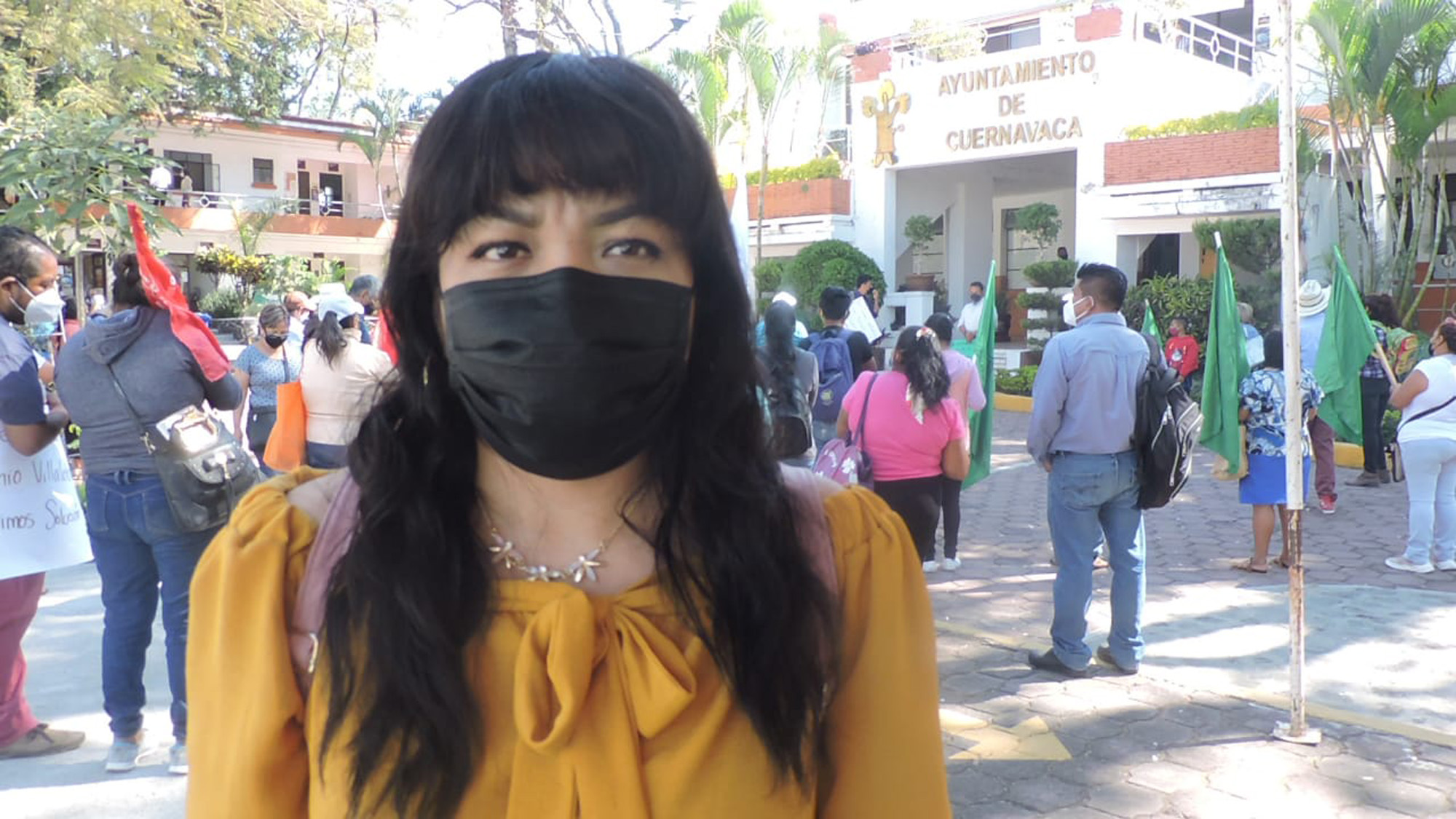 Milagros Hernández Saavedra, vocera de Antorcha Campesina. Foto cortesía