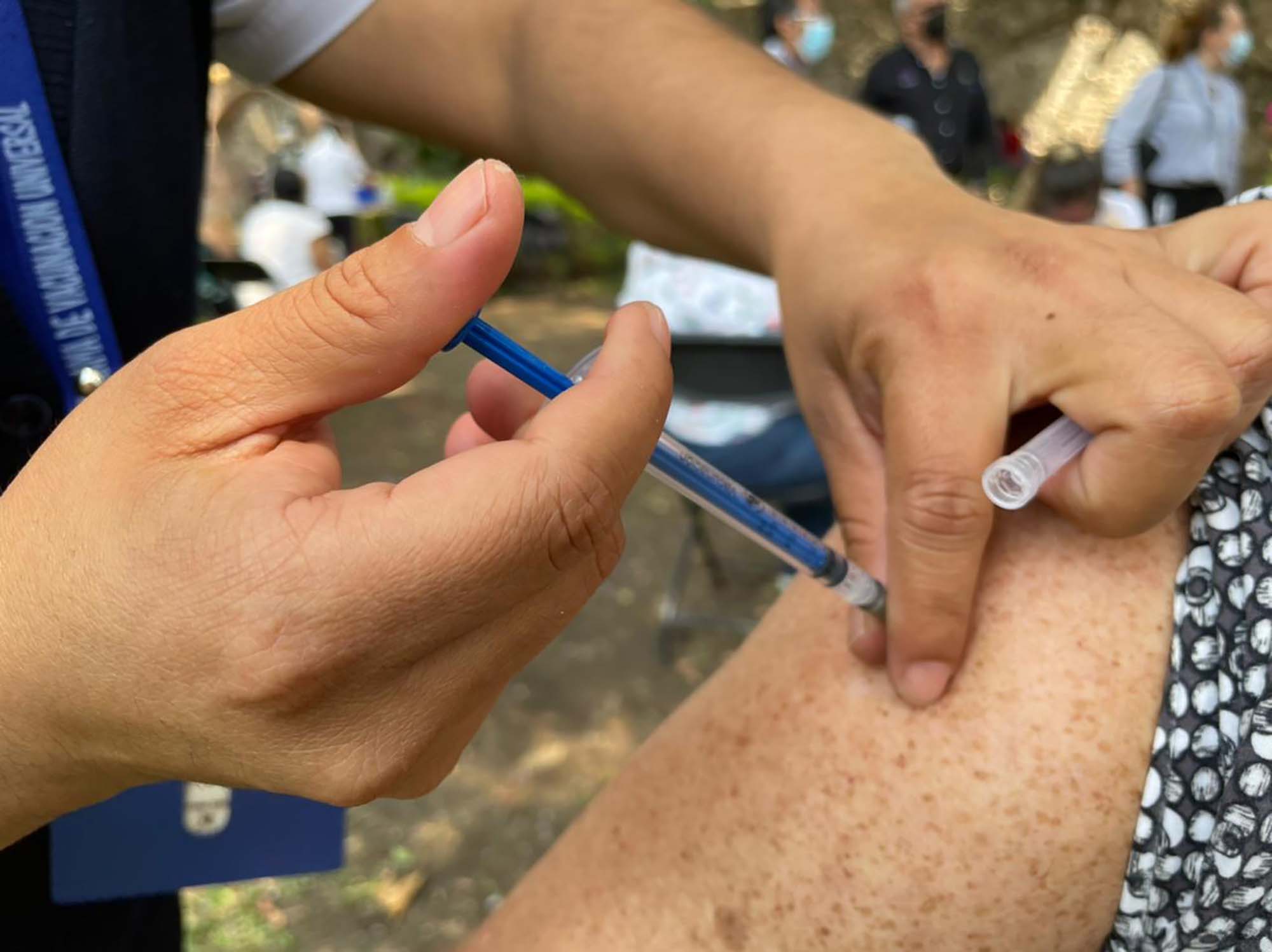 Vacunacion contra el COVID19. Foto cortesía