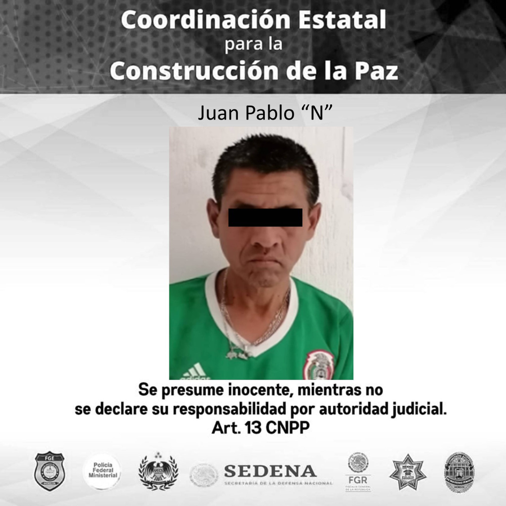 Detenido por delito de violencia familiar