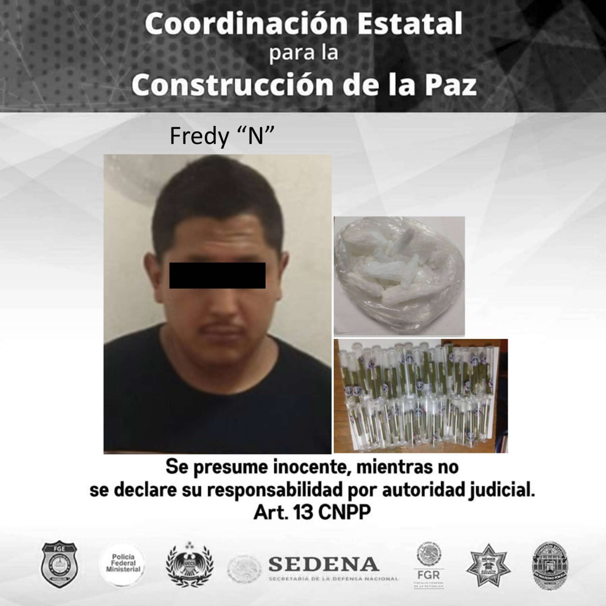 Detenido por delitos contra la salud