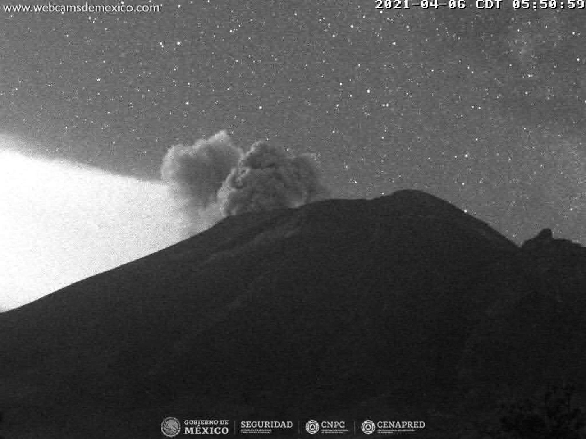 Volcán Popocatepetl. Foto cortesía 