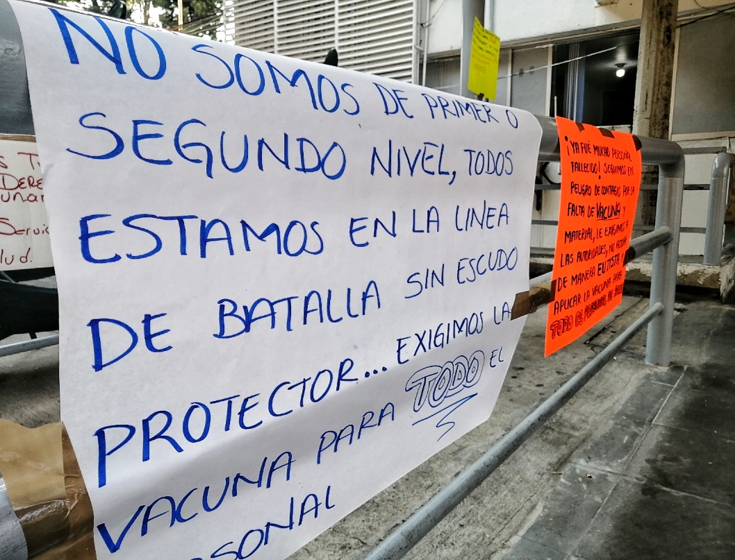 Cartulinas de protesta 