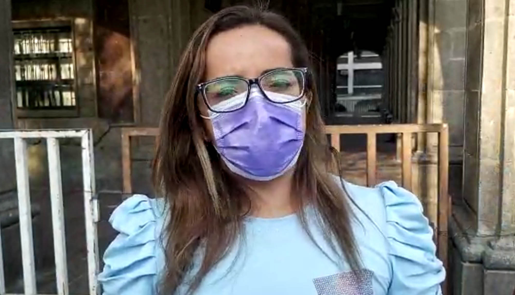 Iliana Ramírez,, maestra de Telesecundaria