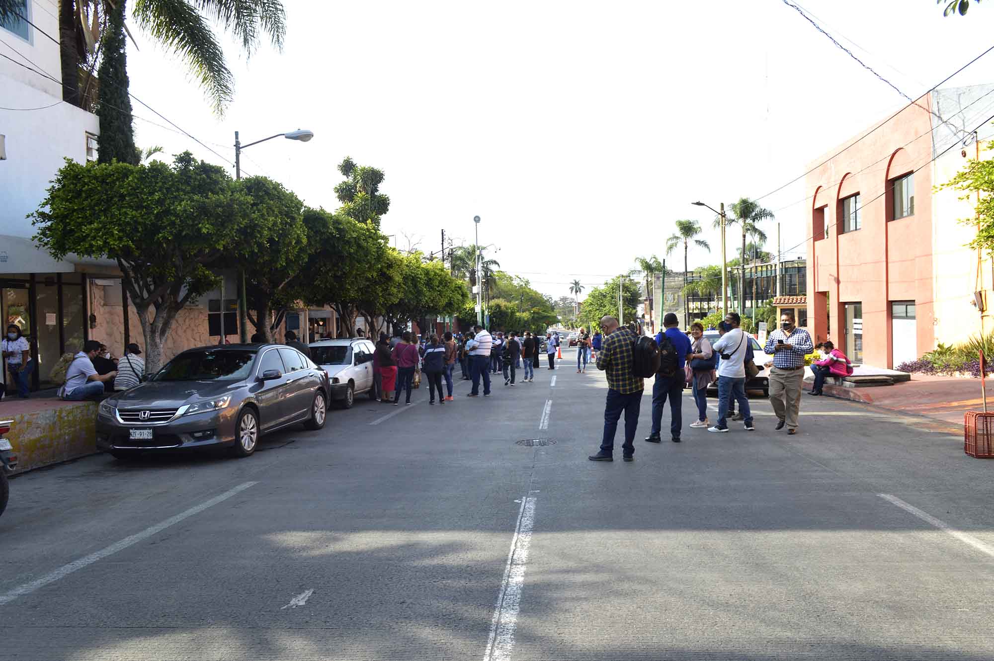 Bloqueo en avenida Morelos