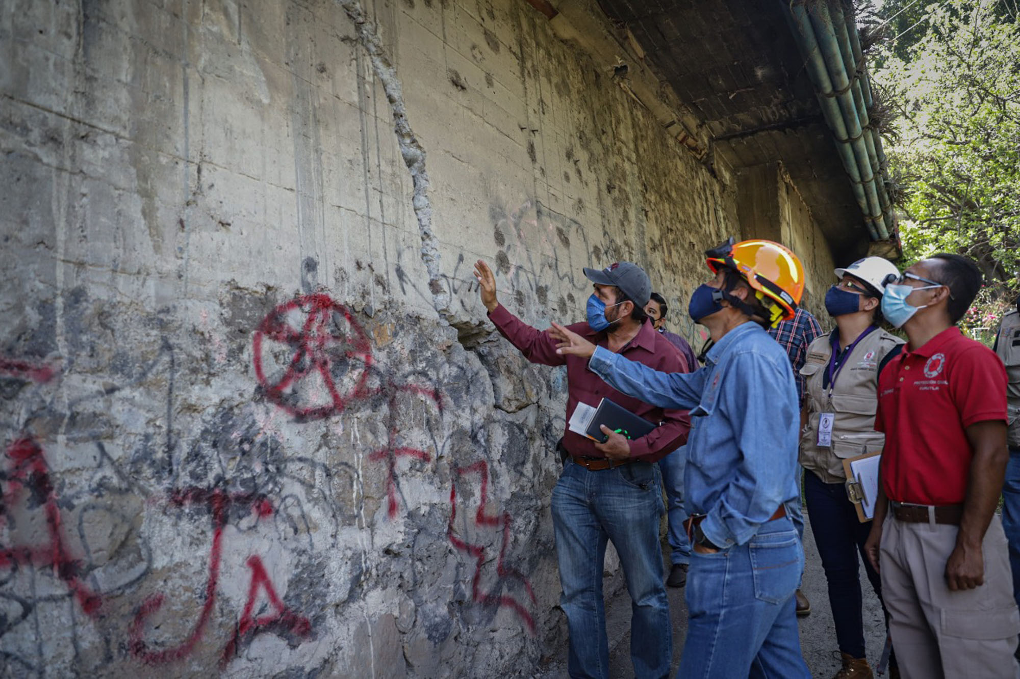 Coordinación Estatal de Protección Civil Morelos (CEPCM) y Secretaría de Obras Públicas