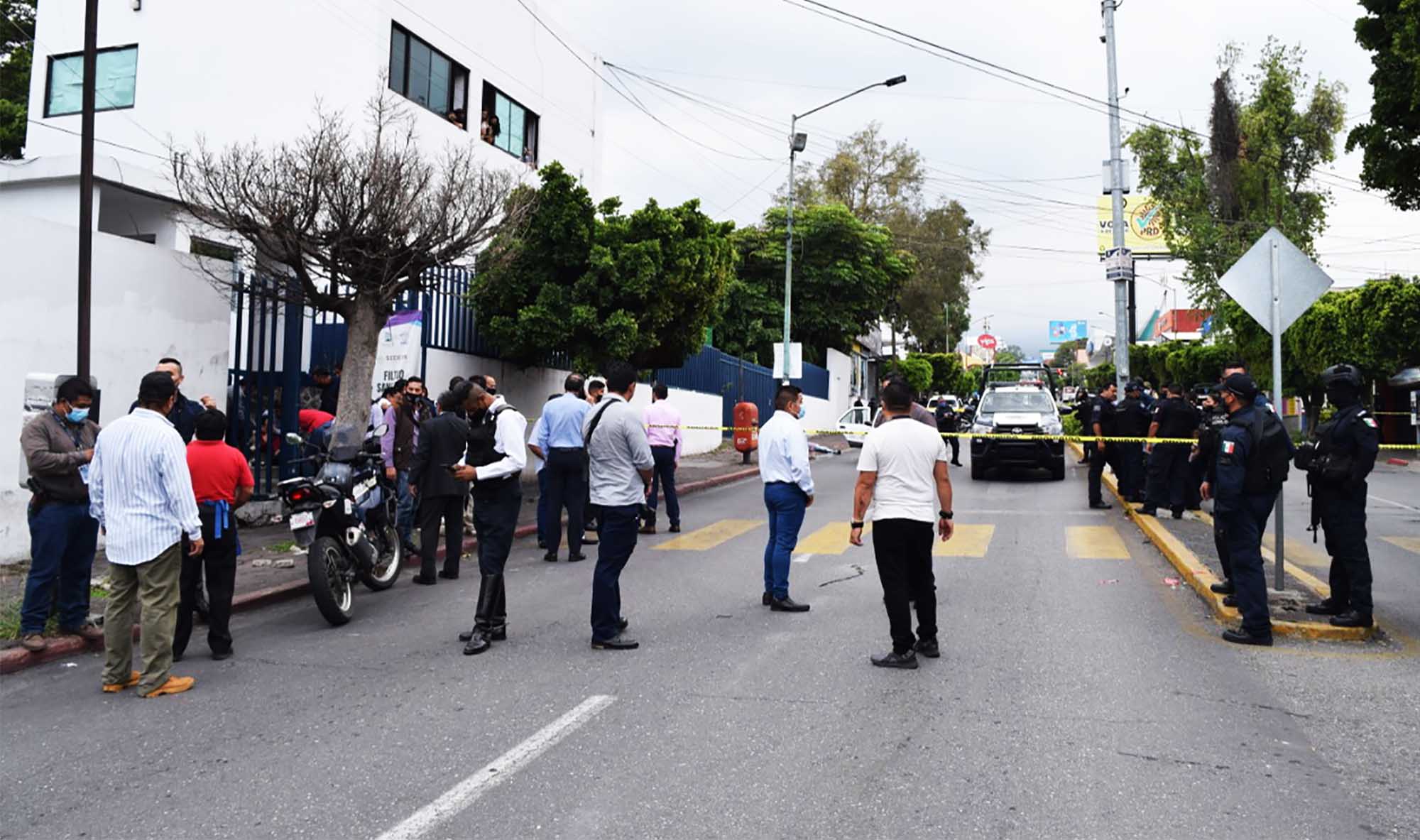 Movilización policiaca por asalto 