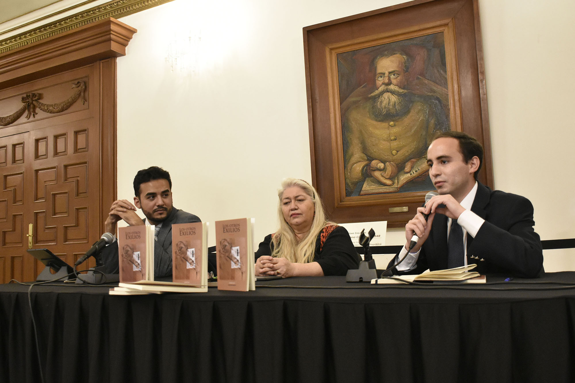 Antonio Rocha Espinoza, Angélica Santa Olaya y Mateo Mansilla Moya.