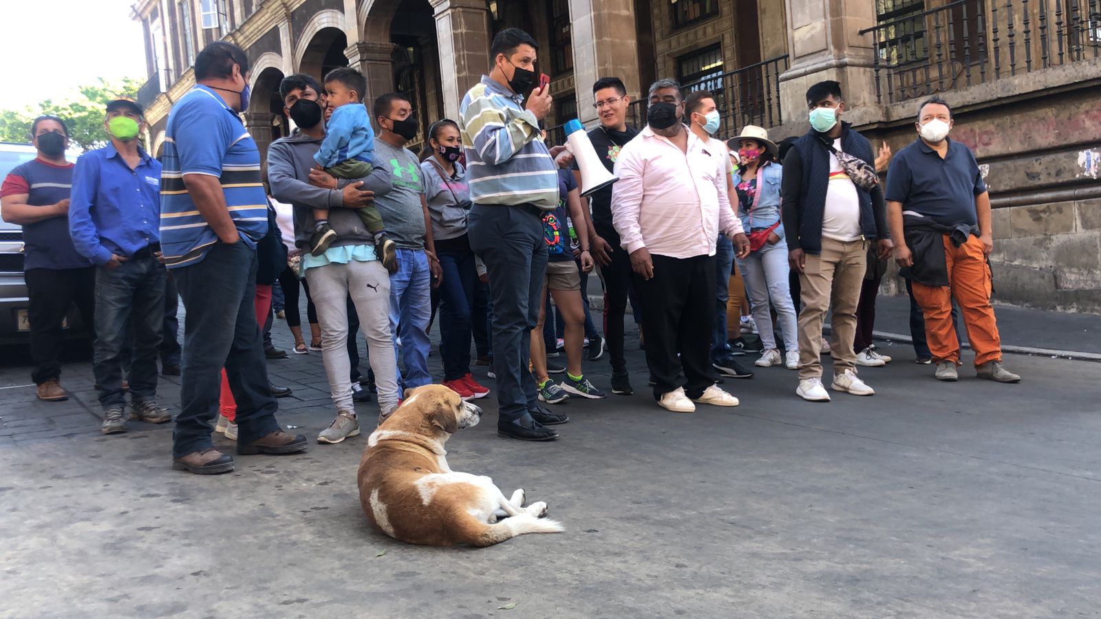 Protesta de vecinos 