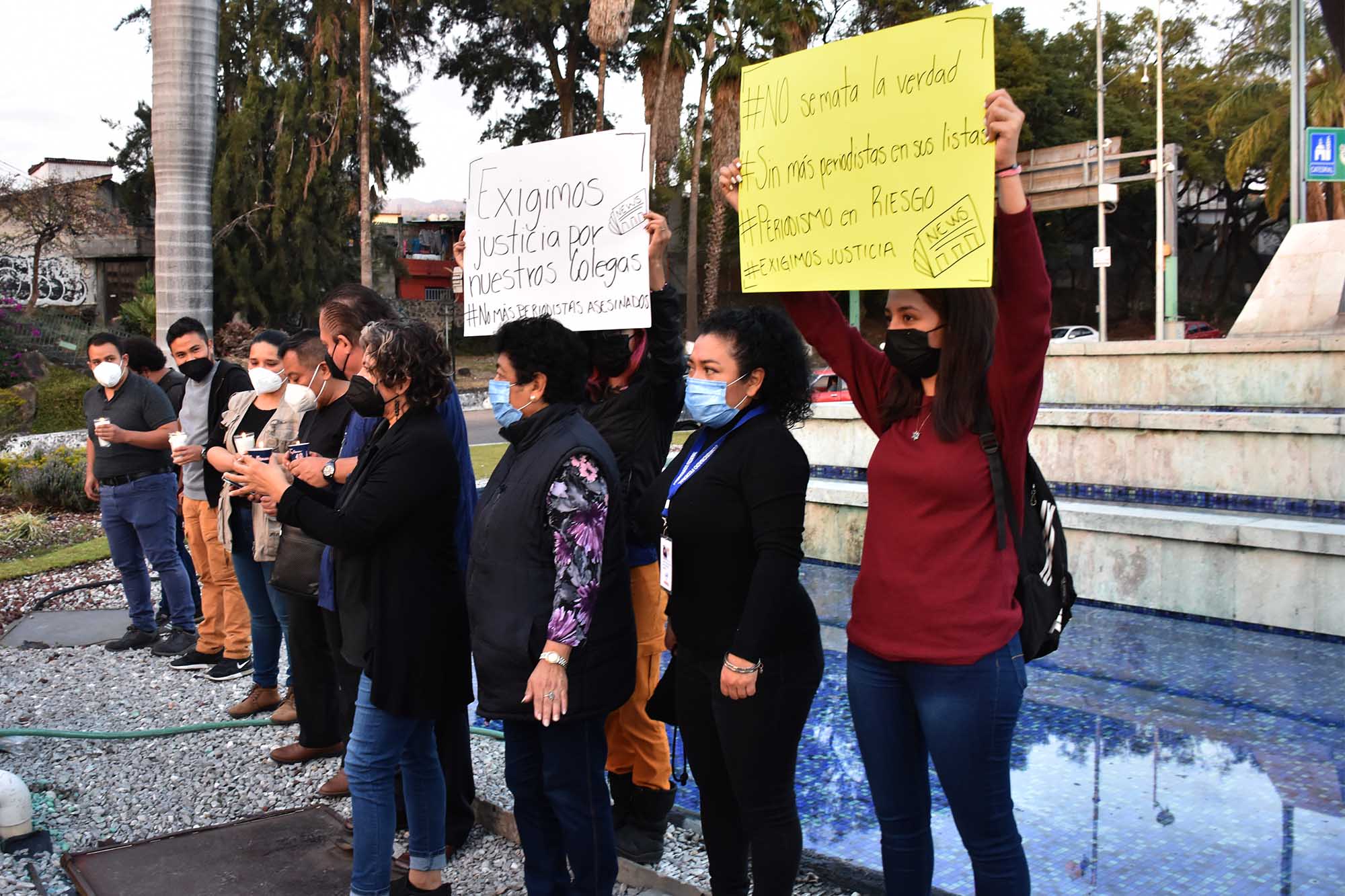 Protesta periodistas