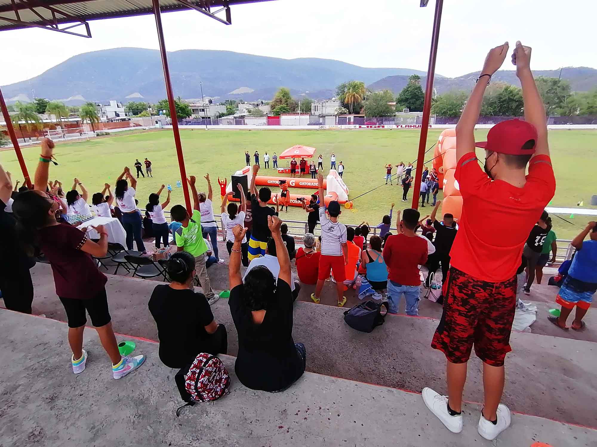 Gradas calentamiento