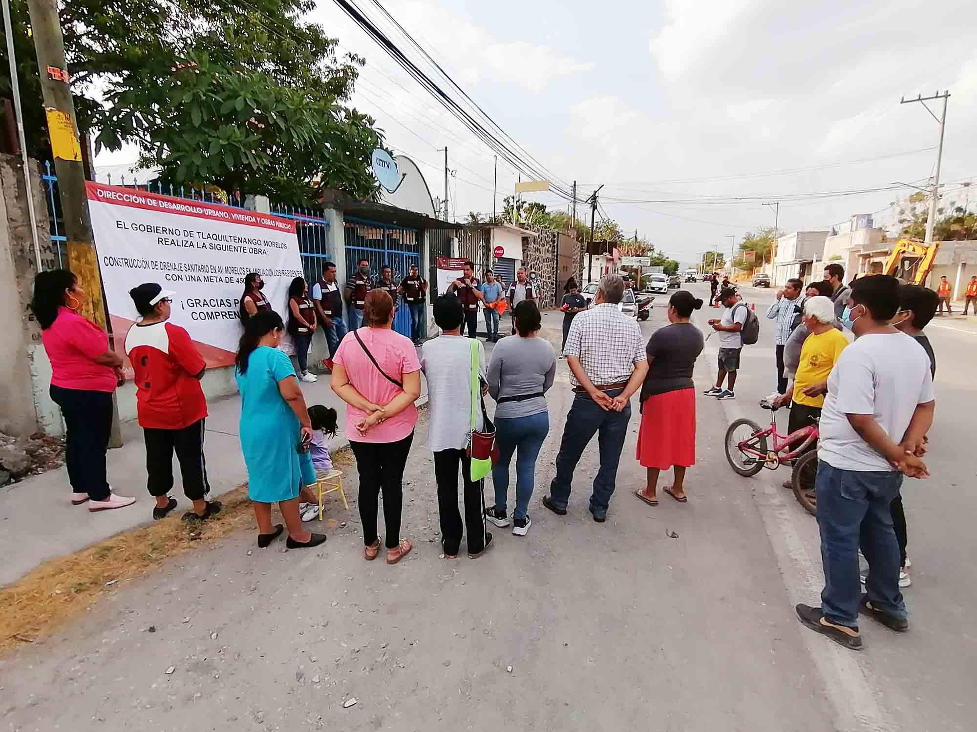 Carlos Franco en inicio de obra 1