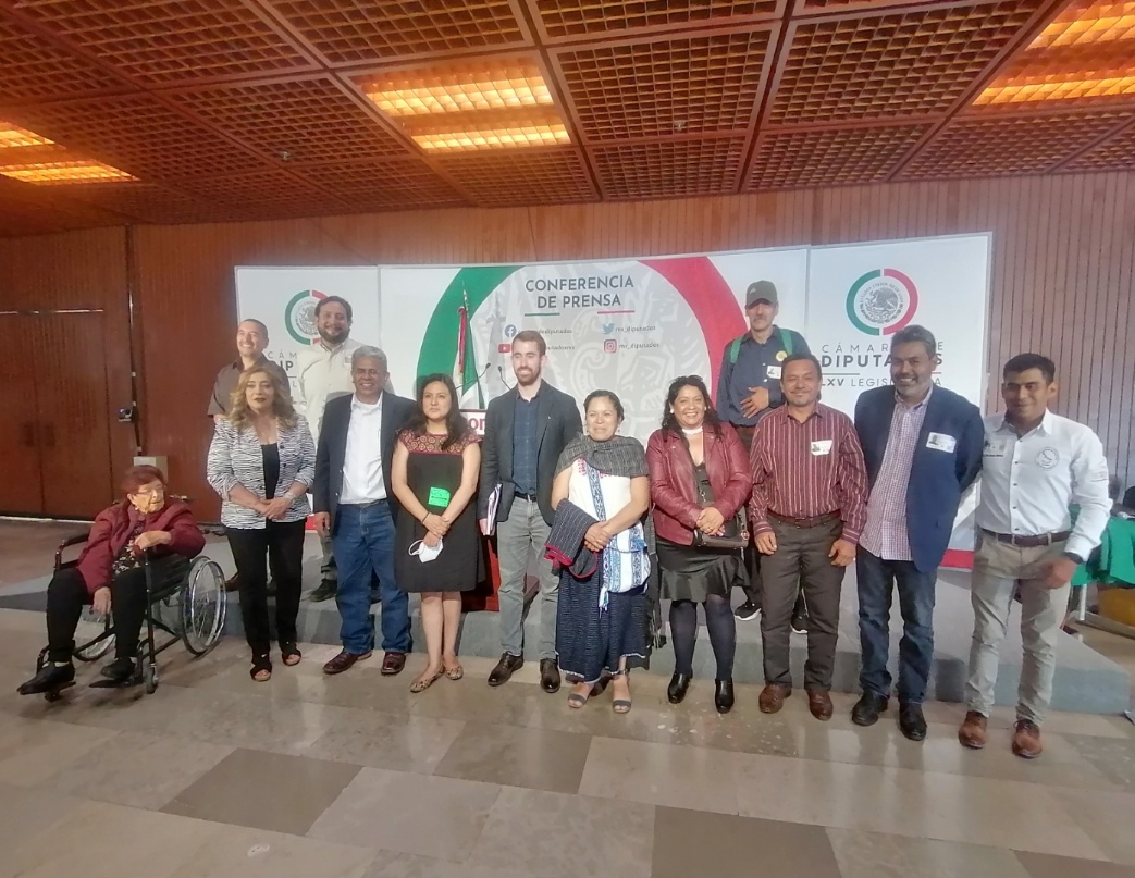 Delegación de la Coalición de Migrantes Mexicanos