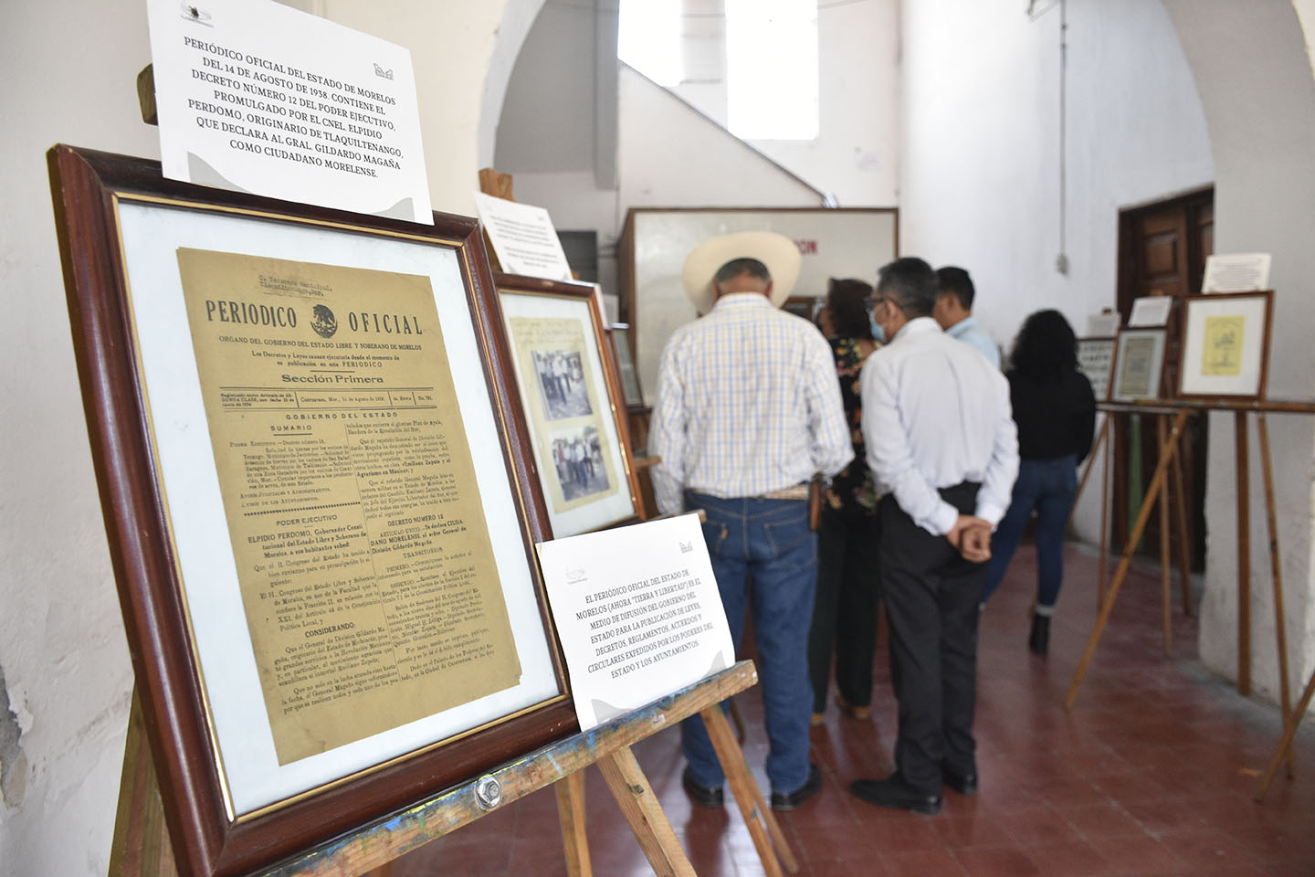 Asistentes a la exposición