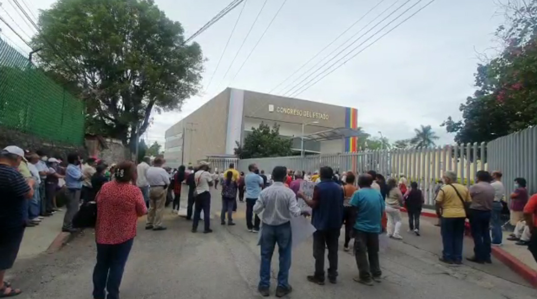 Protesta en Congreso