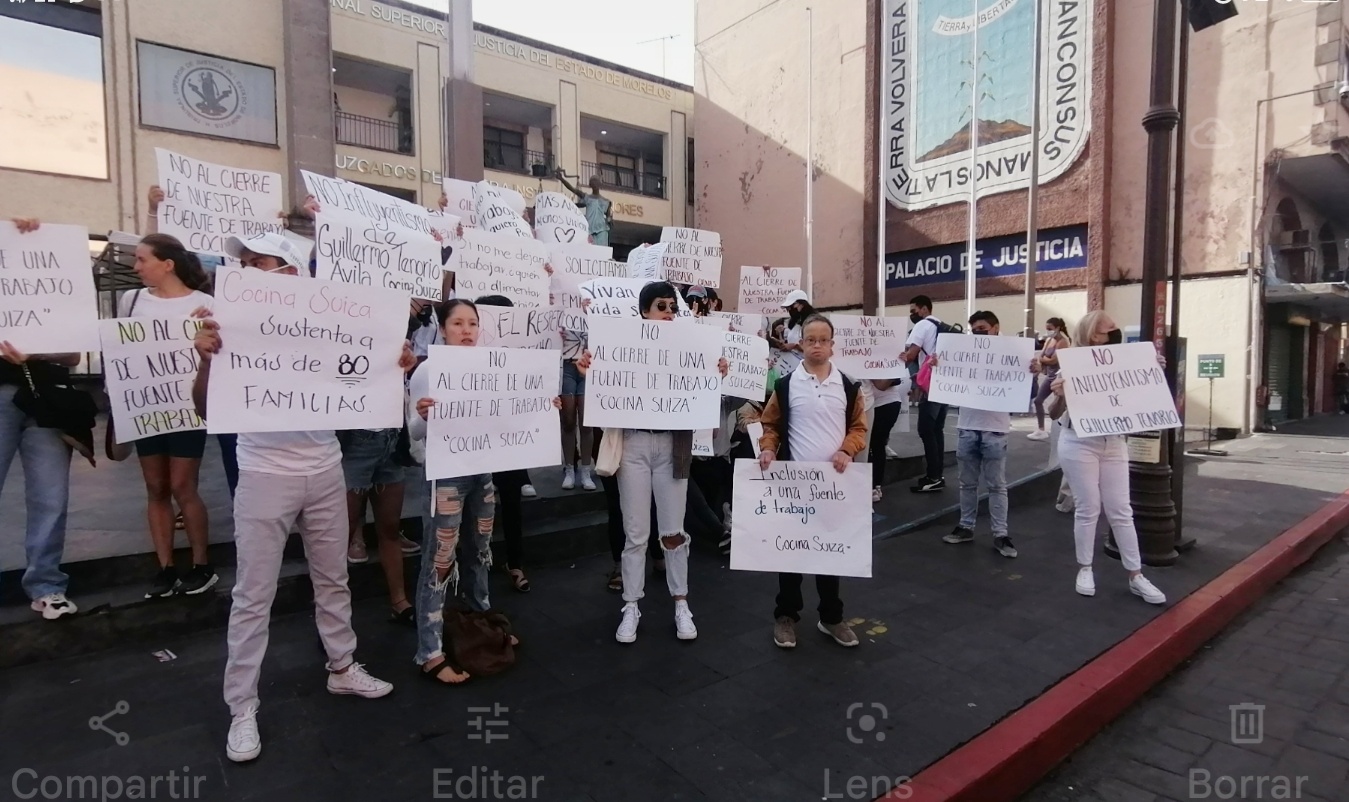 Protesta trabajadores