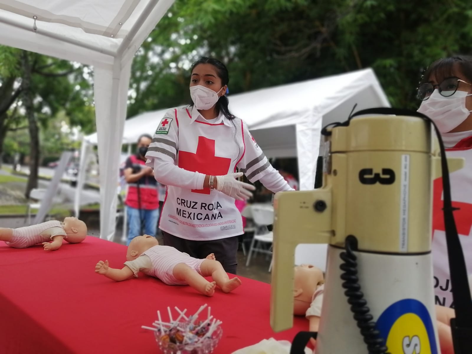 “Domingo familiar de prevención” de la Cruz Roja mexicana Delegación Morelos 