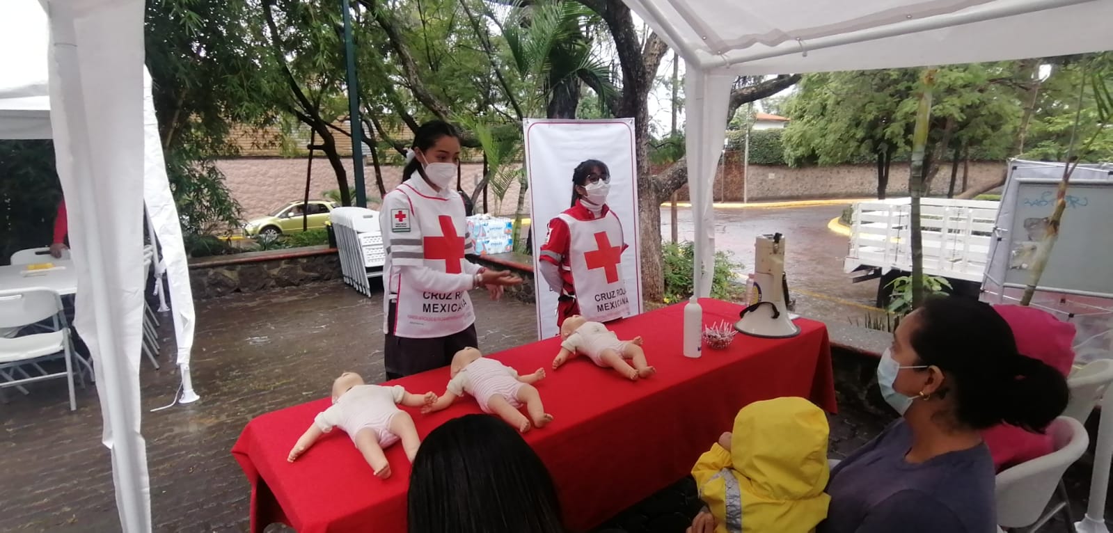 “Domingo familiar de prevención” de la Cruz Roja mexicana Delegación Morelos 