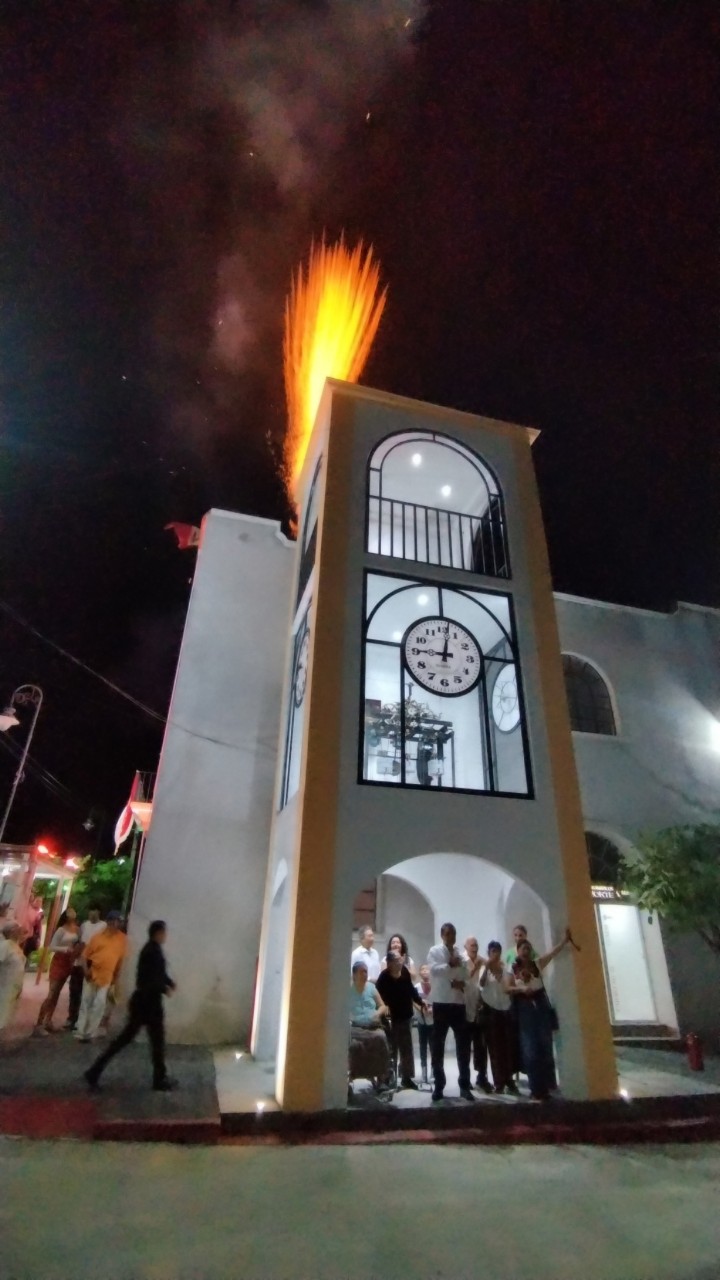 Inauguración del Reloj monumental 