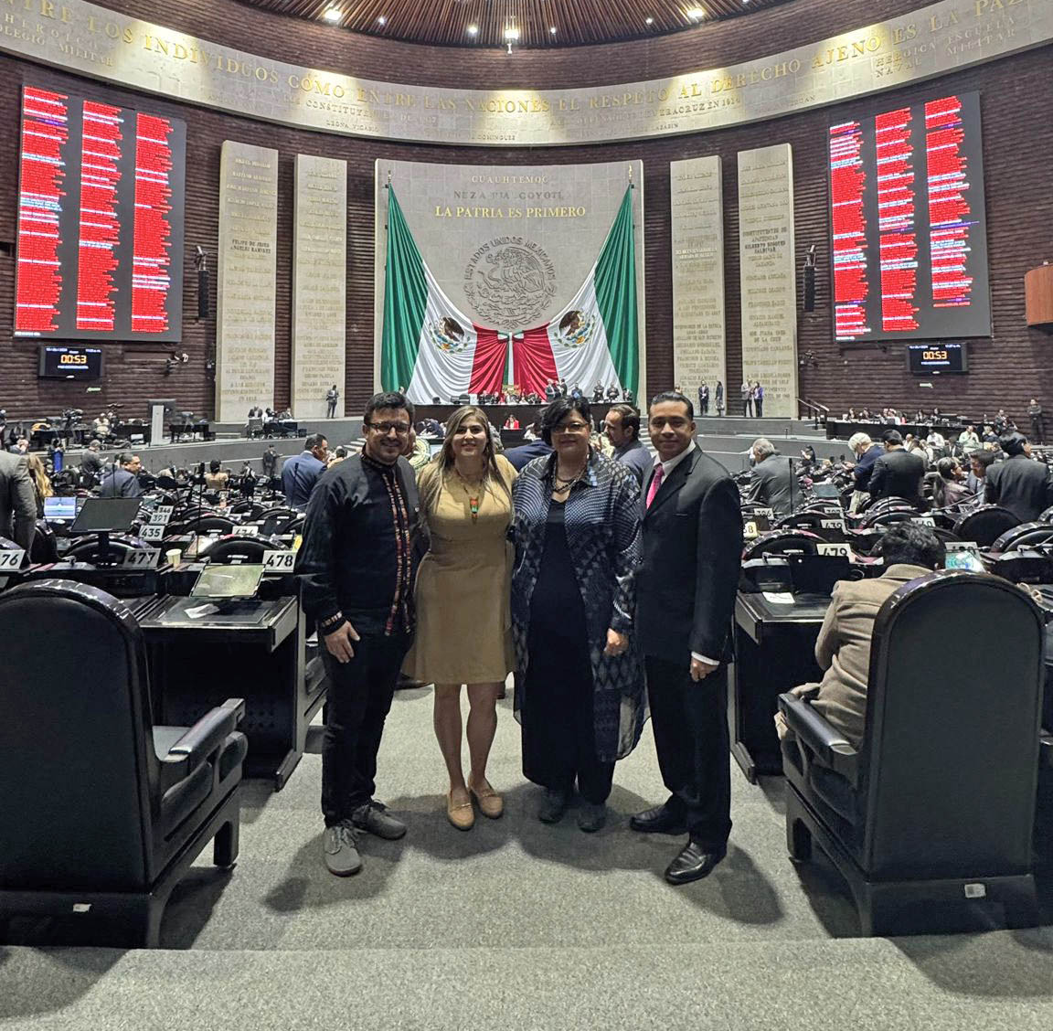 En el pleno de la cámara de diputados 