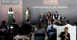 Conferencia de prensa Morelos